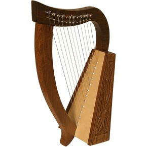Roosebeck Baby Harp TM, 12 Strings, Knotwork