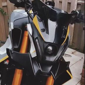 MT 09 غطاء عاكس للجناح الأمامي رياضي Downforce Naked Spoilers، جنيحات هوائية للدراجات النارية منقار أنف مخروطي تمديد هدية لـ Y-amaha FZ 09 MT09 FZ09 FZ-09 MT-09 SP 2021 2022 2023