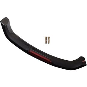 Glossy Black Plastic Trunk Spoiler Wing with Brake Light Lamp Replacement for 2013-2015 Civic 4DR