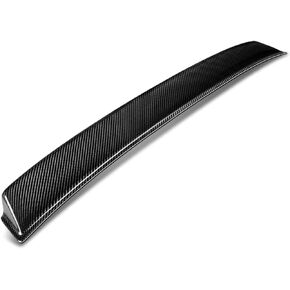‎DNA MOTORING 2-RSP-6627-CF Carbon Fiber Rear Window Roof Spoiler Wing Compatible with 2003-2008 Nissan 350Z Coupe,Black