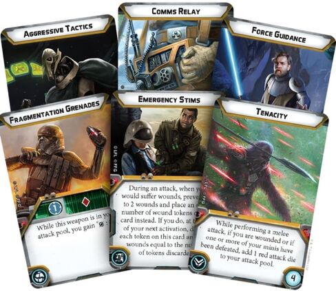 Star Wars Legion Upgrade Card Pack Expansion | Two Player Battle Game | Miniatures Game | Strategy Game for Adults and Teens | Ages 14+ | Average Playtime 3 Hours | Made in Saudi Arabia
