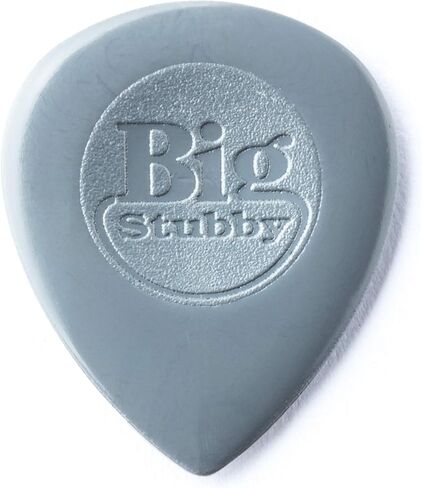 JIM DUNLOP 445P1.0 نايلون كبير قصير، رمادي فاتح، 1.0 مم، 6/عبوة اللاعبين in Saudi Arabia