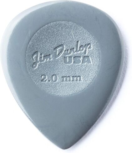 JIM DUNLOP 445P1.0 نايلون كبير قصير، رمادي فاتح، 1.0 مم، 6/عبوة اللاعبين in Saudi Arabia