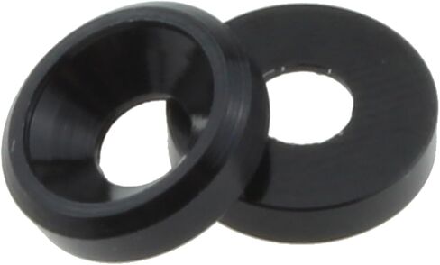 TAODAN 20pcs M3 Finishing Countersunk Washers, Head Washers Gaskets Cup Shim for Screw RC/FPV/PC/Drone/Mechanical Accessories Parts, Black in Saudi Arabia