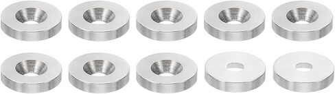 PATIKIL M4 Finish Countersunk Washer, 30pcs 13mm Dia. 3mm Tall Solid 304 Stainless Steel CNC Finish Cup Washer Flat Screw Head Gasket for Construction in Saudi Arabia