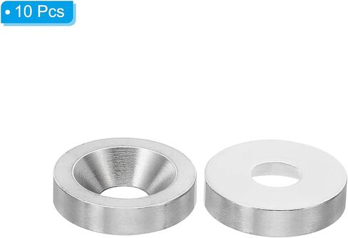 PATIKIL M4 Finish Countersunk Washer, 30pcs 13mm Dia. 3mm Tall Solid 304 Stainless Steel CNC Finish Cup Washer Flat Screw Head Gasket for Construction in Saudi Arabia