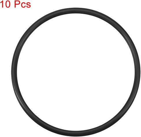 uxcell Nitrile Rubber O-Rings 57mm OD 50.8mm ID 3.1mm Width, Metric Sealing Gasket, Pack of 10 in Saudi Arabia