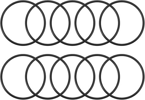 uxcell Nitrile Rubber O-Rings 57mm OD 50.8mm ID 3.1mm Width, Metric Sealing Gasket, Pack of 10 in Saudi Arabia