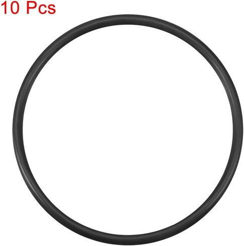 uxcell Nitrile Rubber O-Rings 57mm OD 50.8mm ID 3.1mm Width, Metric Sealing Gasket, Pack of 10 in Saudi Arabia