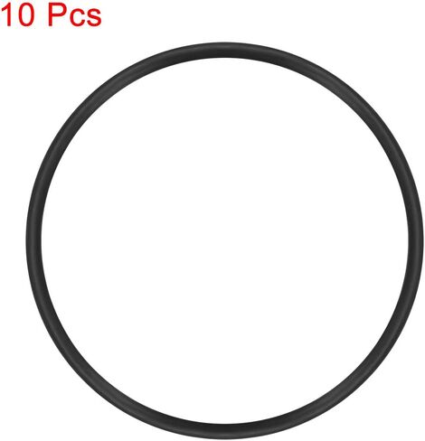 uxcell Nitrile Rubber O-Rings 57mm OD 50.8mm ID 3.1mm Width, Metric Sealing Gasket, Pack of 10 in Saudi Arabia