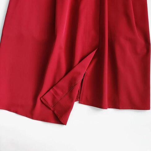 TONCHENGSD Women's High Waist Midi A-line Skirt with Pocket in Saudi Arabia