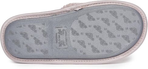 Laura Ashley Ladies Open Toe Plush Terry Slipper in Saudi Arabia