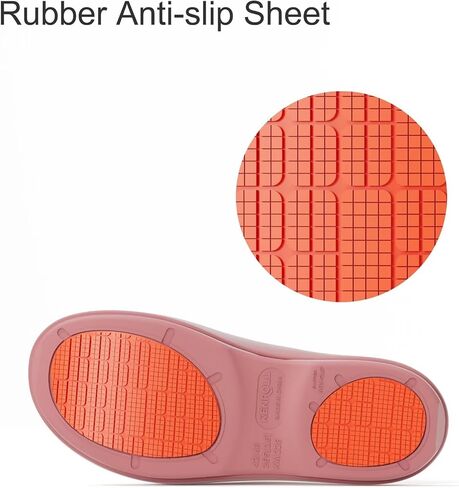 KENROLL KM228 Non Slip Shower Shoes, Arch Support EVA Slides | rubber anti-slip outsole, cushioned sole, side drainage, toe protection, ideal for seniors adults family, bathroom pool beach in Saudi Arabia