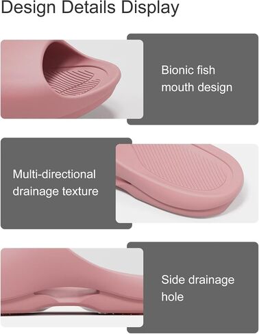 KENROLL KM228 Non Slip Shower Shoes, Arch Support EVA Slides | rubber anti-slip outsole, cushioned sole, side drainage, toe protection, ideal for seniors adults family, bathroom pool beach in Saudi Arabia