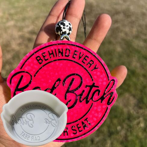 وراء كل قالب سيليكون منعش للسيارة السيئة - قالب منعش للهواء - قالب معطر للخرز العطري - راتنجات الإيبوكسي - قالب صابون الشموع - مادة سميكة مطورة - آمن في الفرن in Kuwait