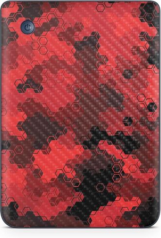 Carbon Fiber Tablet Skin Compatible with Kobo Clara 2E (2022) - American Eagle - Premium 3M Vinyl Protective Wrap Decal Cover - Easy to Apply | Crafted in The USA by MightySkins in Saudi Arabia