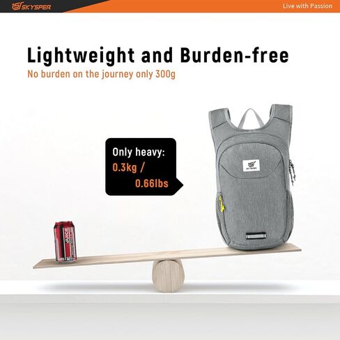 SKYSPER Small Hiking Backpack 10L Packable Lightweight Back Pack Foldable Travel Daypack for Women Men in Saudi Arabia