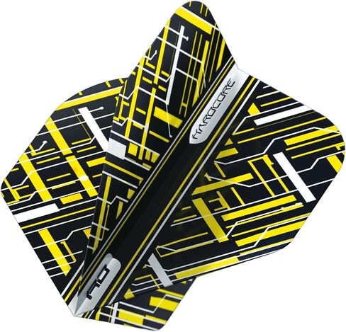 RED DRAGON Hardcore Radical Dart Flights - 4 Sets Per Pack (12 Dart Flights in Total) in Saudi Arabia