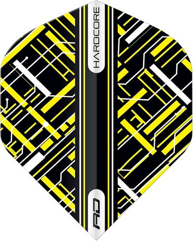 RED DRAGON Hardcore Radical Dart Flights - 4 Sets Per Pack (12 Dart Flights in Total) in Saudi Arabia