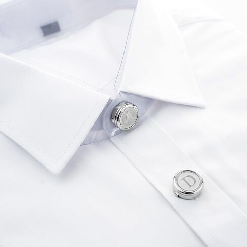 button cover Letters A-Z shirt button covers tuxedos button covers for men Can be used for tuxedos shirts, business or formal occasions to attend jewelry accessories (N) in Saudi Arabia