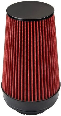 طقم مدخل هواء بارد مقاس 4 بوصات مناسب لـ 99-06 Sierra/Silverado 1500 2500,01-06 Sierra Silverado 3500,02-06 Escalade/Avalanche,00-06 Tahoe/Suburban 1500 2500 أنبوب ألومنيوم مع فلتر درع الحرارة (أسود) in Saudi Arabia