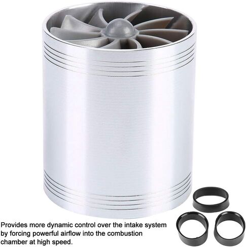 Fuel Saver Pro,Cold Air Intake,Air Intake,Fuel Saver for Car,Turbine Fan,Car Air Intake Turbonator Twin Fan Turbine Super Gas Fuel Saver Turbo in Saudi Arabia