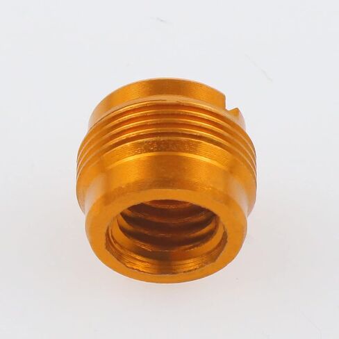 Haidong Microphone Clip Holder Nut Adapter 5/8" Male to 3/8" Female Microphone Screw Adapter Microphone Clip Holder Nut Adapter Microphone Rack Adapter (Gold)-4PCS in Saudi Arabia