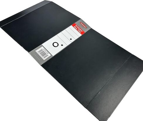 Folding Box File Binder Folder - Portable and Convenient Document Organizer with Magnetic Closure - Instantly Fold and Unfold to Save Space. Made from Eco-Friendly Recycled Carboard. (Pack of 4) in Saudi Arabia