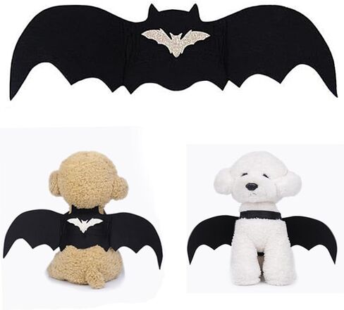 Dog Bat Wings Halloween Costume for Cat Dog Pet Halloween Bat Wing Dog Bat Costume Halloween Decoration Pet Apparel Cosplay (Medium) in Saudi Arabia