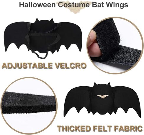 Dog Bat Wings Halloween Costume for Cat Dog Pet Halloween Bat Wing Dog Bat Costume Halloween Decoration Pet Apparel Cosplay (Medium) in Saudi Arabia