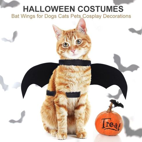 Dog Bat Wings Halloween Costume for Cat Dog Pet Halloween Bat Wing Dog Bat Costume Halloween Decoration Pet Apparel Cosplay (Medium) in Saudi Arabia