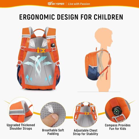 SKYSPER Preschool Kids Backpack 10L Toddler Travel Backpack for Kids Boys Girls(Cyan) in Saudi Arabia