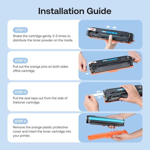 خرطوشة حبر 305A متوافقة مع HP 305A 305X 4 Pack CE410A عالية الإنتاجية لطابعة Laserjet Pro 400 Color MFP M451dn M475dn M476nw Pro 300 Color M351A M351 (أسود، سماوي، أرجواني، أصفر) in Kuwait