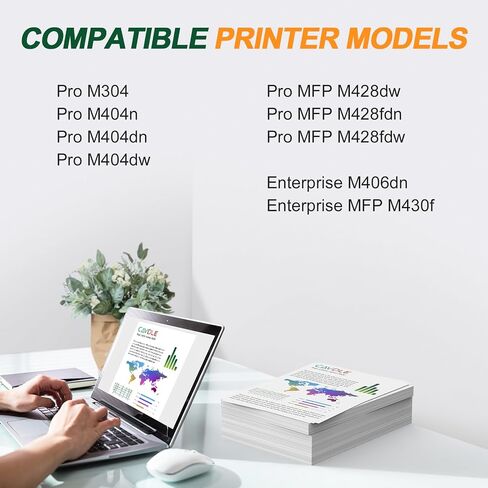 58A CF258A M404n Toner Cartridge Black 2-Pack (with Chip) Compatible for HP 58A CF258A 58X CF258X Pro M404dn M404n M404dw MFP M428fdw M428dw M428fdn M404 M428 M406 M430 Toner Printer in Saudi Arabia