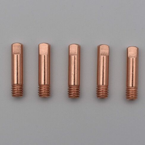 20pk Contact Tip .023'' & 0.6mm M6x25mm Copper Accessory for MB-15AK MIG/MAG Welding Torch in Saudi Arabia