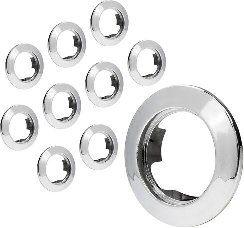 TRUE MODS 3/4 inch Round Marker Light Chrome Bezel [Compatible Model: SIL1010 and SIL1013] [Snap-On Install] for Truck Trailer Marker Lights Turn Signals Brake Lights in Kuwait