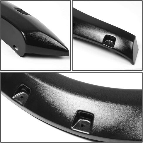 DNA Motoring WF-F25099-MBK 4Pcs/Kit Pocket-Riveted Style Side Wheel Fender Flares Compatible with 99-07 F-250 F-350 F-450 Super Duty in Saudi Arabia