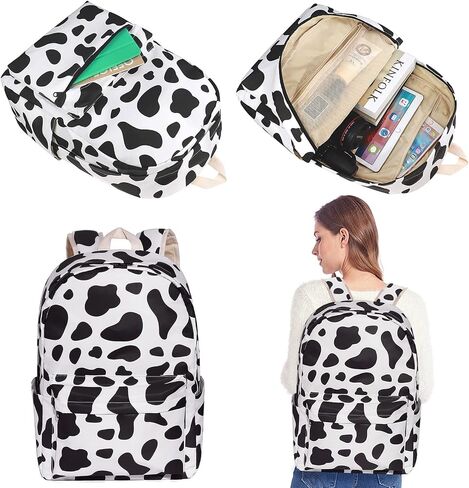 Mushroom School Backpack for Girls, Kids Teen School Bags Bookbags with Lunch Box and Pencil Case in Saudi Arabia
