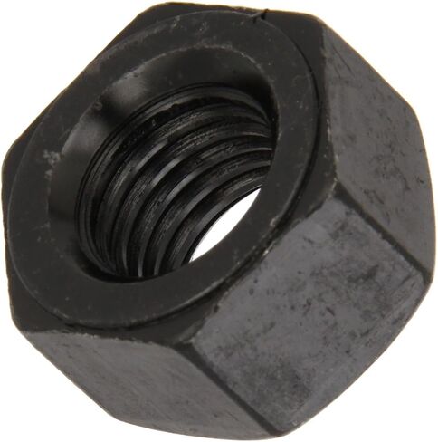 Te-Co 42205 Black Oxide High Grade Alloy Steel Heavy Hex Jam Nut, 1/2"-13 TPI, 7/8" Width x 19/64" Height (Pack of 5) in Saudi Arabia