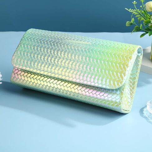 Women's Evening Bag Clutch Purse Glitter Party Wedding Handbag with Chain Sparkling Shoulder Bag in Saudi Arabia