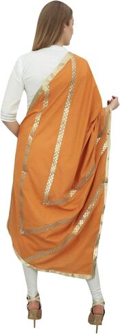 أوشحة نسائية هندية من تصميم Chunni قطن Dupatta عرقية in Kuwait