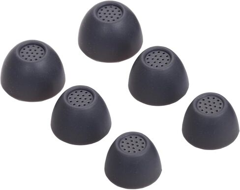 أطراف أذن بديلة وسماعات أذن ذات أطراف مجنحة لسماعات Samsung Galaxy Buds FE مناسبة للعلبة، 5 أزواج (جرافيت) in Kuwait