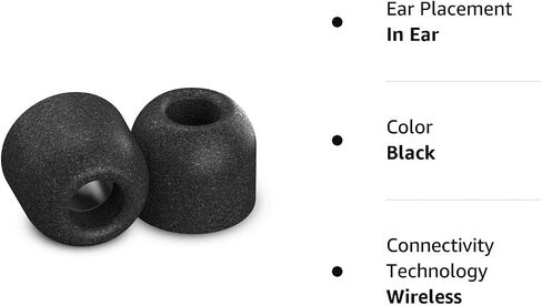تتوافق مع أطراف الأذن الإسفنجية من سلسلة 500 لـ KZ ZS10 Pro وZSX وAKG N5005 وMoondrop Aria وKato & Chu وFiiO FH7 والمزيد! | الراحة المطلقة | تناسب لا يتزعزع | لا يوجد TechDefender | كبير، 3 أزواج in Kuwait
