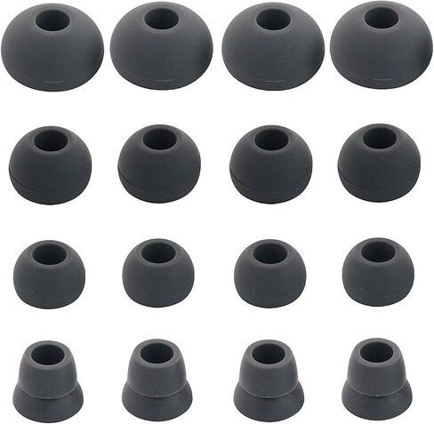 Red Replacement Silicone Ear Tips Earbuds Buds for Powerbeats 3 Wireless Beats by dre Headphones, Eartips 16PCS 8 Pairs 4 Size Options for Powerbeats3 Red pbr16 in Saudi Arabia