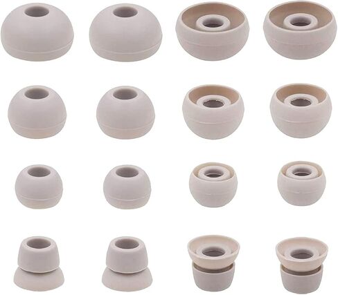 Red Replacement Silicone Ear Tips Earbuds Buds for Powerbeats 3 Wireless Beats by dre Headphones, Eartips 16PCS 8 Pairs 4 Size Options for Powerbeats3 Red pbr16 in Saudi Arabia