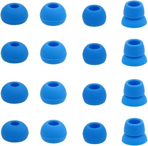 Red Replacement Silicone Ear Tips Earbuds Buds for Powerbeats 3 Wireless Beats by dre Headphones, Eartips 16PCS 8 Pairs 4 Size Options for Powerbeats3 Red pbr16 in Saudi Arabia