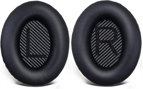Replacement Ear Pads for Bose QuietComfort 35 35 II 15 25(qc 35 25 15/QC35 ii), Headphone Ear Covers, High Density Memory Cotton, Soft Leather, Adaptive Noise Isolation Headphones Pads Cushions in Saudi Arabia