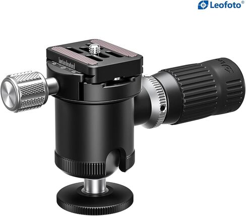 LEOFOTO MBH-35 رأس كروي مقلوب 35 مم مع المقود/التحكم في خنق الدراجة النارية Arca متوافق مثالي لإطلاق النار على الهدف in Saudi Arabia