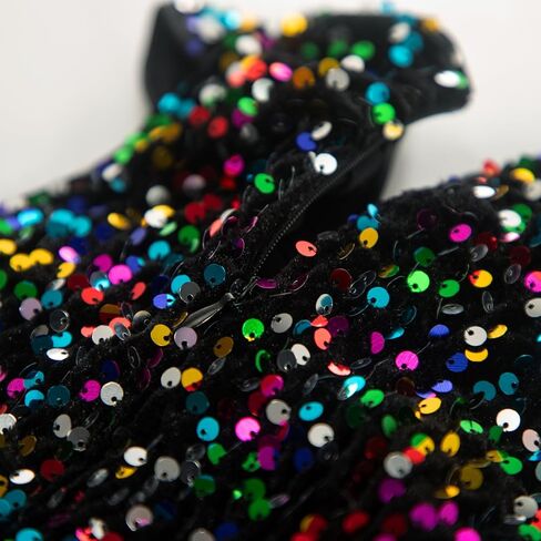 GRACE KARIN Sequin Dress for Women Sleeveless Sparkly Glitter Halter Dress Bodycon Mini Club Dresses 2024 in Saudi Arabia