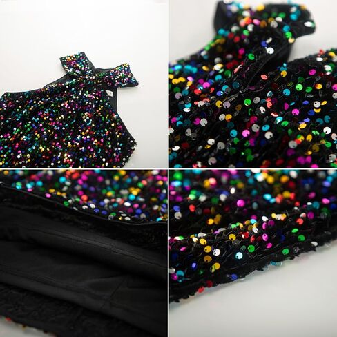 GRACE KARIN Sequin Dress for Women Sleeveless Sparkly Glitter Halter Dress Bodycon Mini Club Dresses 2024 in Saudi Arabia